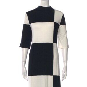 RIXO Tracey Mono Square Dress- XL - BARELY WORN!